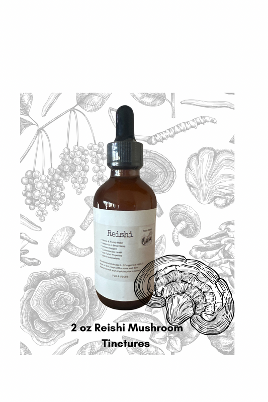 Wild-Foraged Reishi Mushroom Tinctures